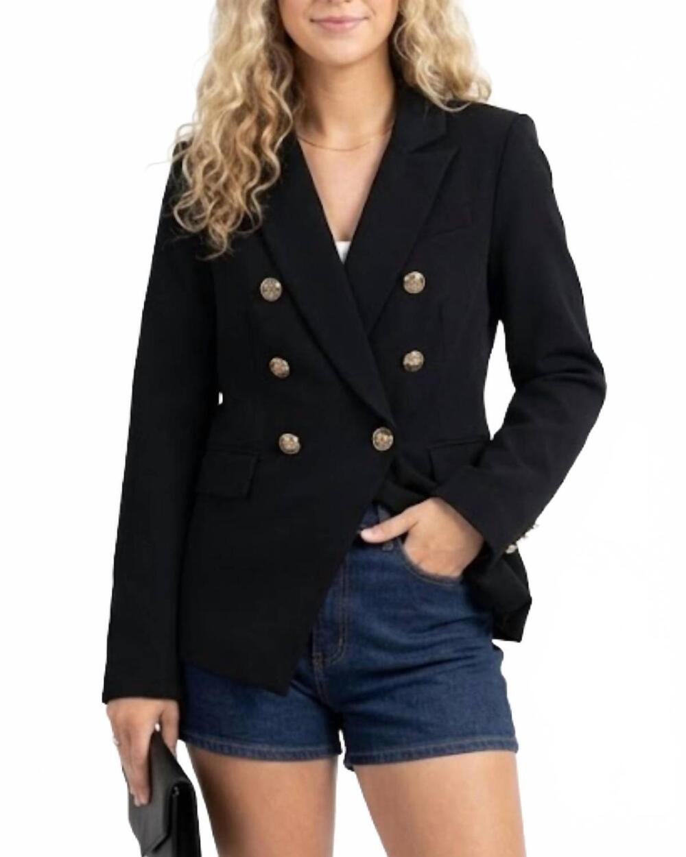 NEW JADE winnie blazer jacket in black